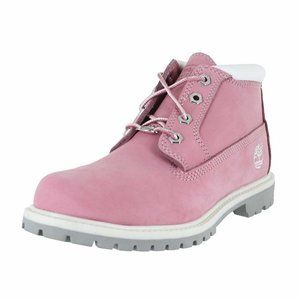 ladies pink timberland boots